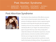 Tablet Screenshot of postabortionsyndrome.org